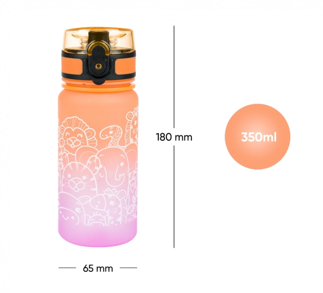 BAAGL Tritan drinkfles Gradient Dieren 350 ml