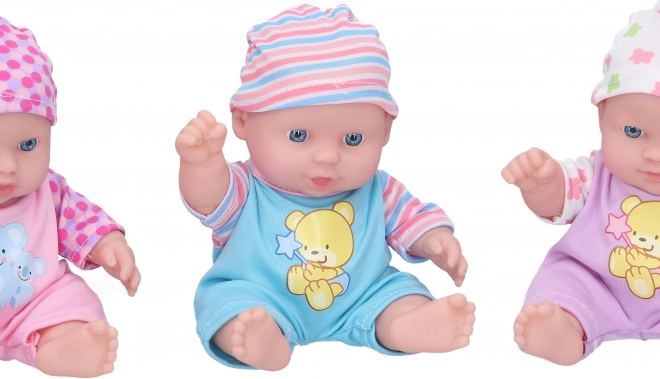 Schattige baby met muts