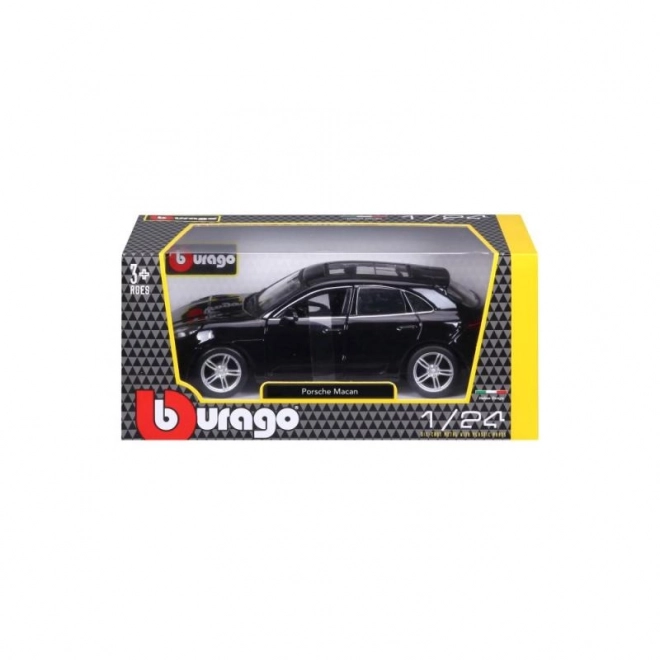 Bburago 1:24 Porsche Macan zwart 18-21077
