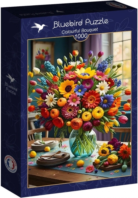 Puzzel Kleurrijk boeket 1000 stukjes
