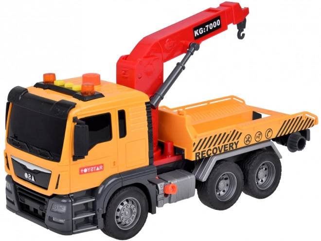 Jouet voiture avec dépanneuse avec lumière et son SUPER mobile grue HDS