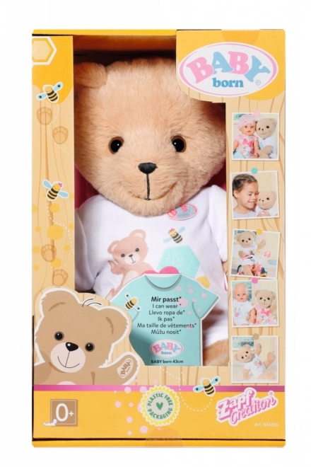 Knuffel BABY born, witte kleding