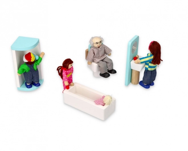 Poppenhuis poppen - familie