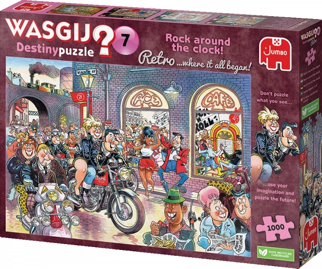 Puzzel WASGIJ Destiny 7: Rock around the Clock! 1000 stukjes