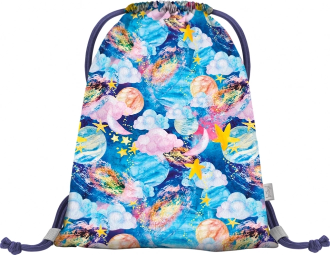 baagl preschool drawstring bag with star motif