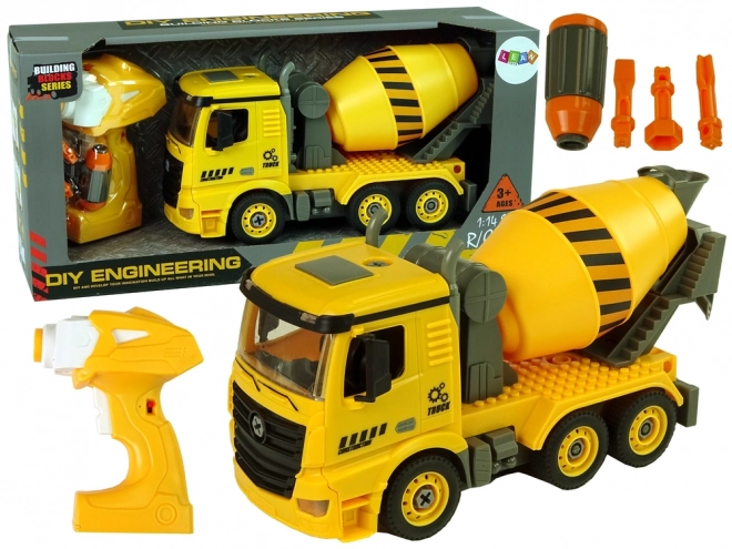 Remote Control Concrete Mixer DIY with Drill 2.4GHz