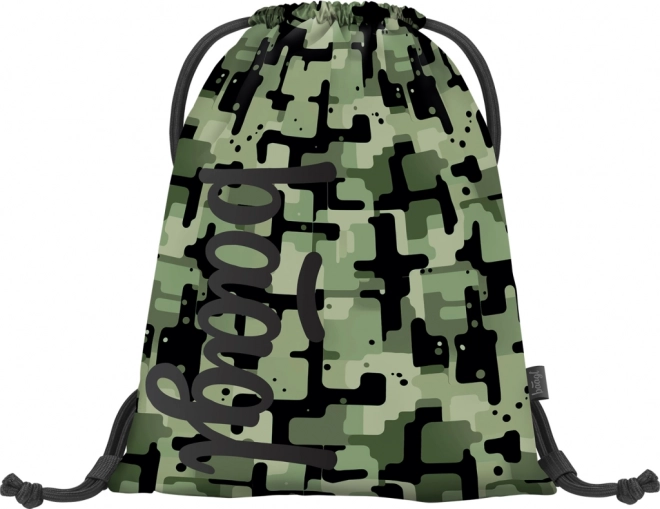 BAAGL 3 SET Coolmate Green: rugzak, etui, zak