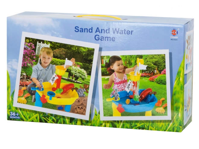 Table de jeu pour enfants - bateau pirate