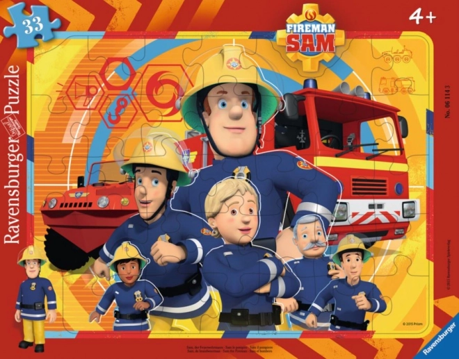 Ravensburger Puzzle Sam le Pompier 33 pièces
