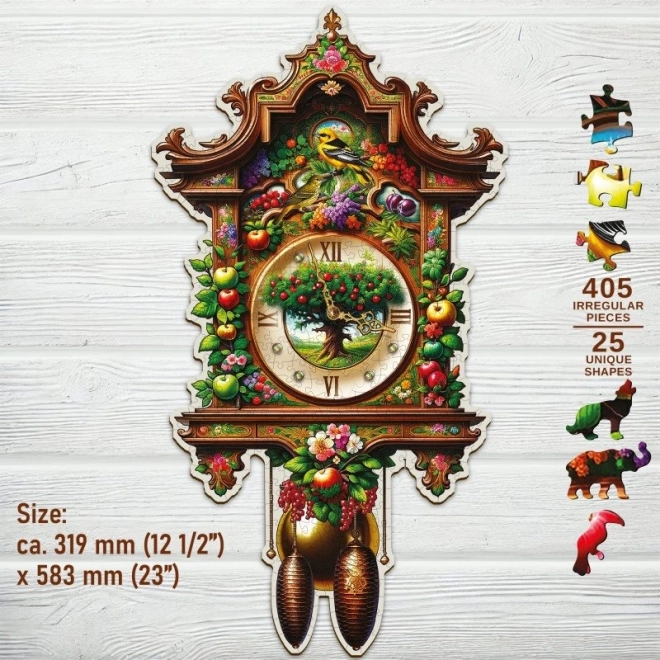 Houten puzzel Koekoeksklok