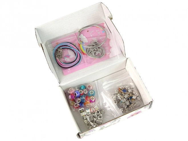 Jewelry Making Set with Beads and Bracelets