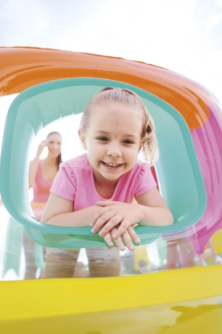 Opblaasbare trampoline voor kinderen