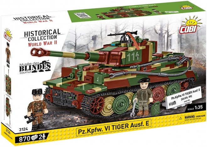 Model tank Tiger I van 870 stenen