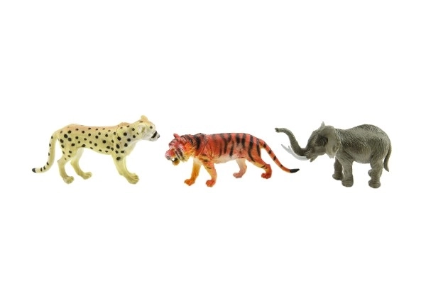 Safaridieren ZOO set 6 stuks