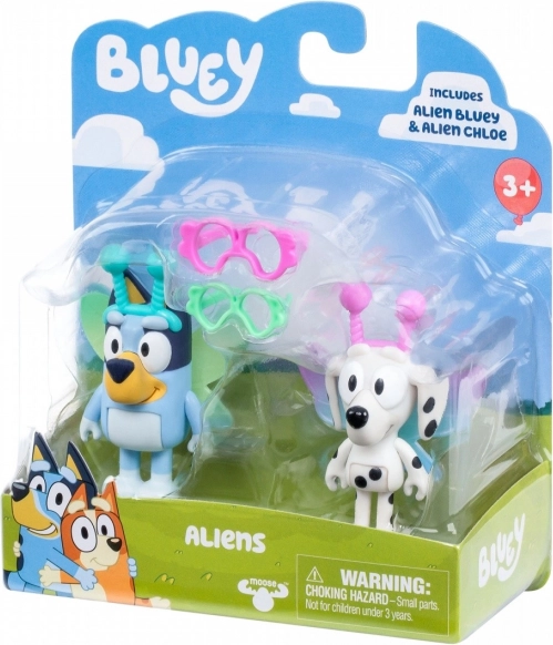 Bluey figuren dubbelverpakking Baby Bluey en Chloe