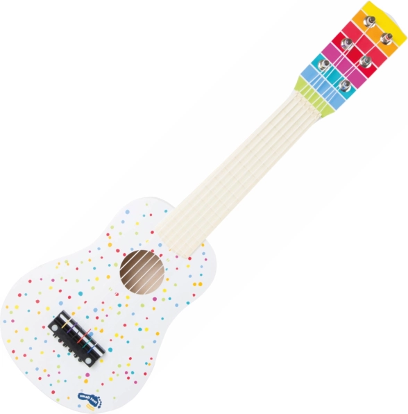 Small Foot houten gitaar met stippen