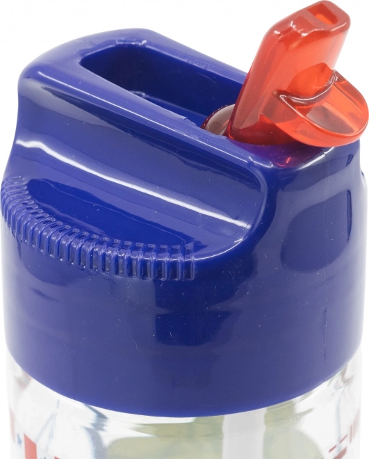 Leakproof lid with flip-up straw