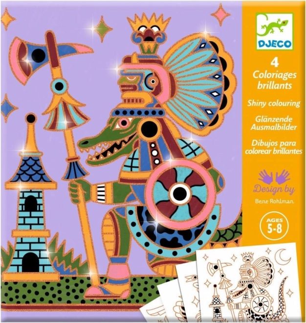 DJECO Sprankelende Kleurplaten - Egypte