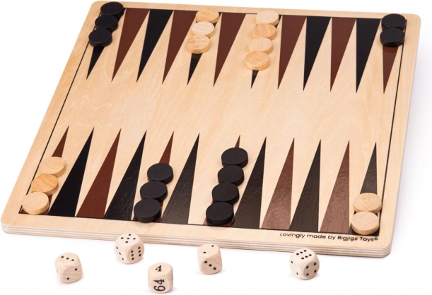 Elegante houten speelbord