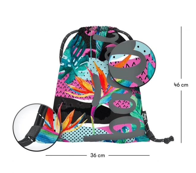 Baagl shoe bag Skate Fresh with glowing logo