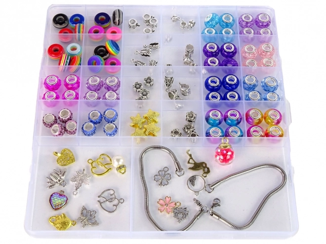 Kleurig kralenset voor het maken van sieraden