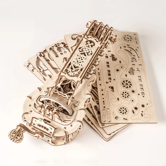 Ugears 3D houten mechanische puzzel Hurdy-Gurdy
