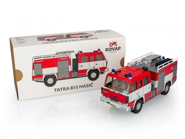 Model van de brandweerwagen Tatra