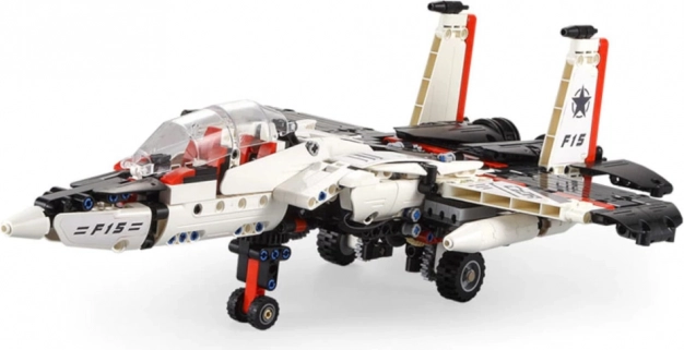 Two models in one box: robot and F15 fighter jet