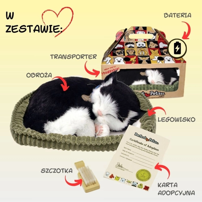 Interactief Speelgoed Perfect Petzzz Zwart-Witte Kat