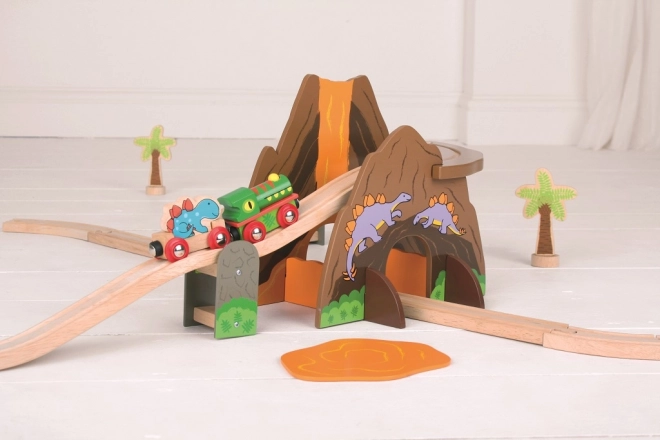 Bigjigs Rail Houten Dinosaurustrein