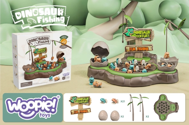 Woopie Spiel Dinosaurierangeln