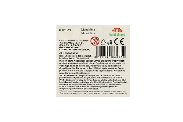 Plastic mandoline voor kinderen