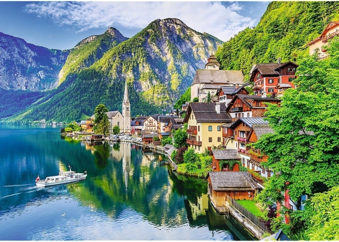 Motif impressionnant de Hallstatt