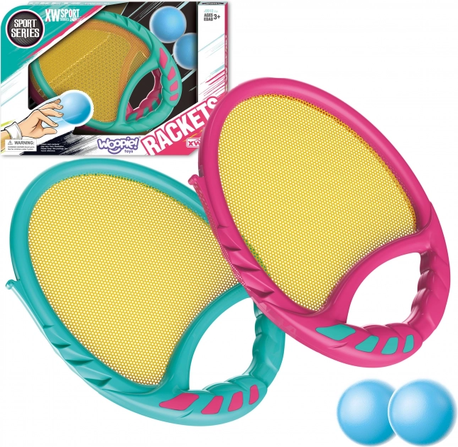 Woopie Game Catch Ball - 2 Paddles and 2 Balls