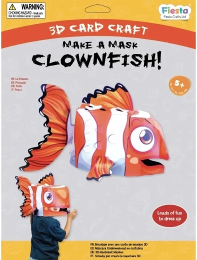 Fiesta Crafts Creative Set 3D Mask Clown Eye-catching