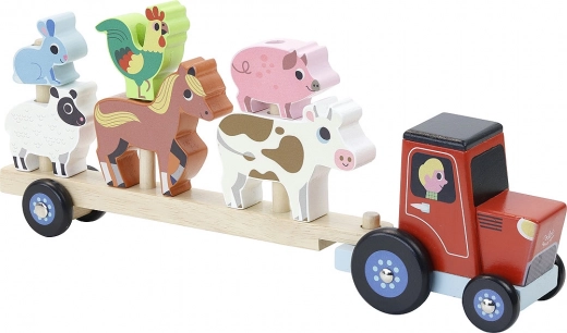Learning through play: 6 peg animals