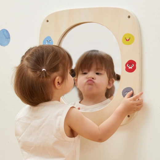 Sturdy wooden construction with rounded corners