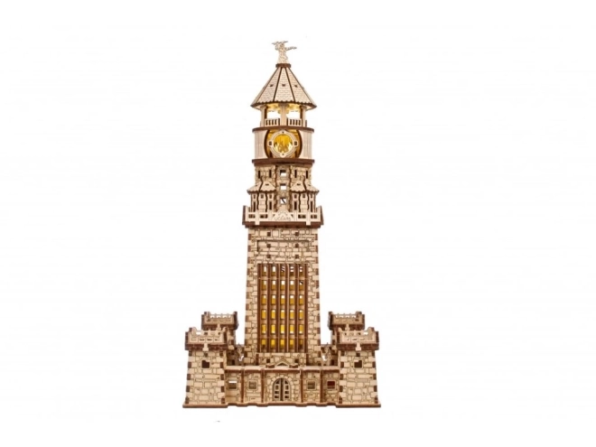 Ugears 3D houten mechanische puzzel Alexandrijnse vuurtoren
