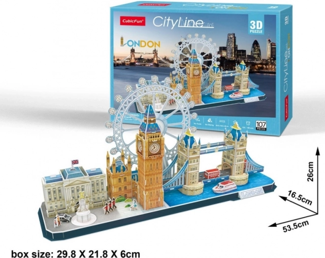 3D-puzzel City Line London