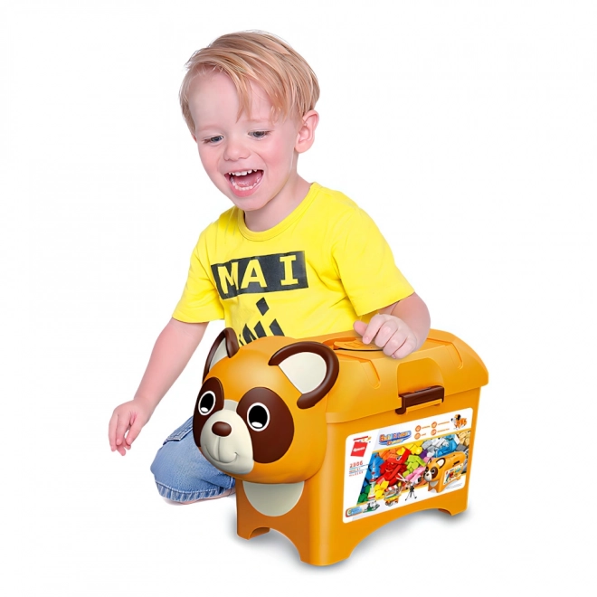 Qman Baukasten Bär Box