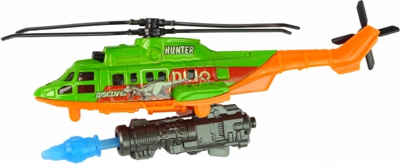 Helikopter met hangnet voor luchttransport