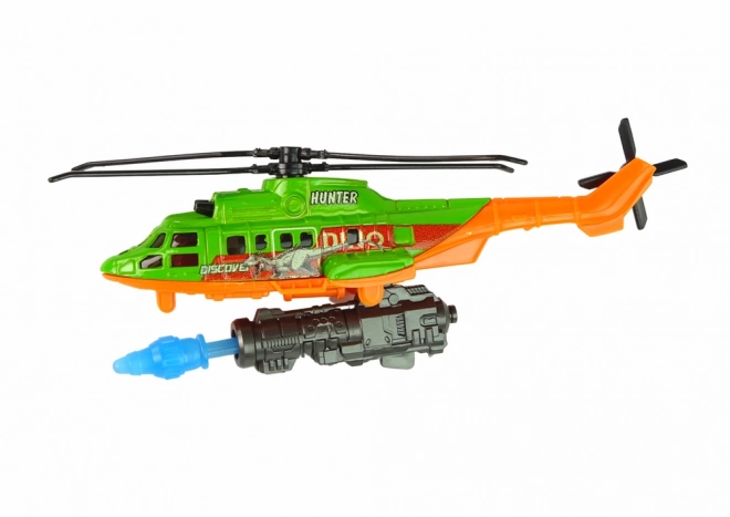 Voertuigenset Helikopter Dinosauriërs 8 stuks Gekleurd