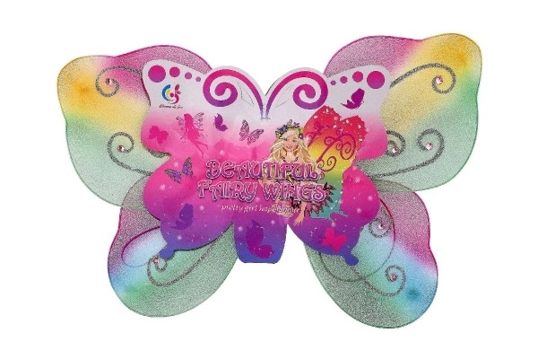 Bunte Schmetterlingsflügel für Karneval