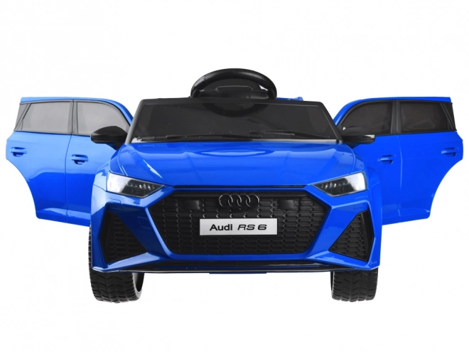 Elektrische auto Audi RS 6 voor kinderen – Blauw