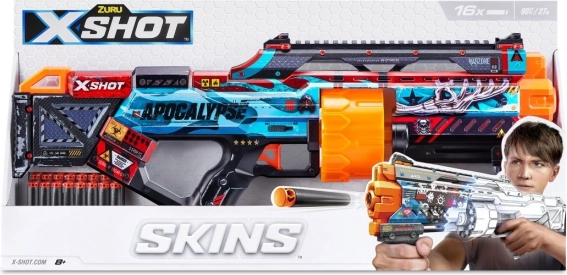 X-Shot Skins Last Stand Schaumstoffblaster (16 Pfeile)