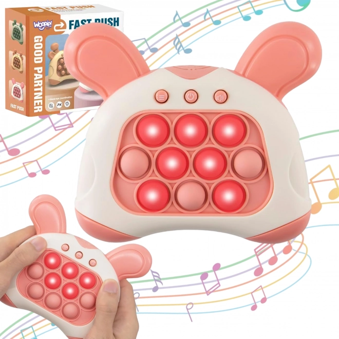 WOOPIE Spiel Pop It Elektronisches Anti-Stress-Geschicklichkeitsspiel Hasenohren