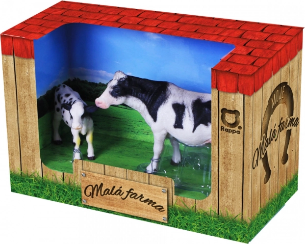 Set figuren koe en kalf 2 stuks – MIJN KLEINE BOERDERIJ