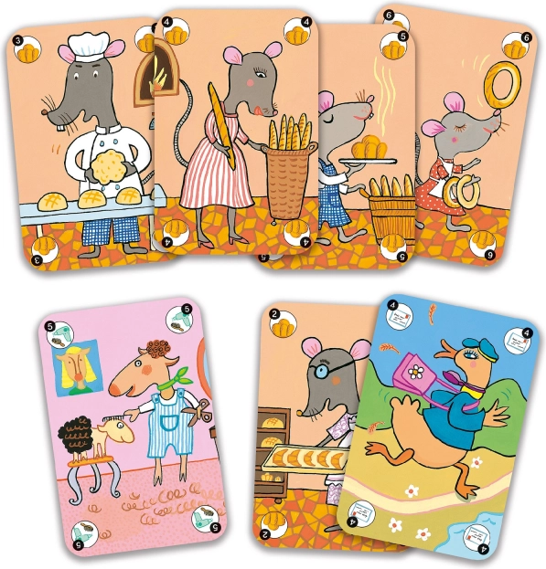 Card Game Happy Families Djeco