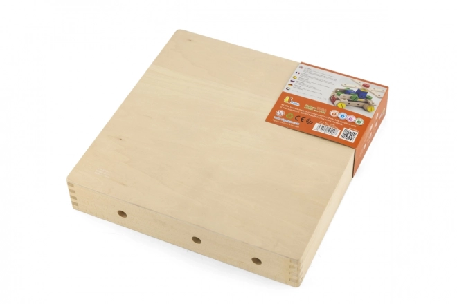 Houten constructiespeelgoed bouwer