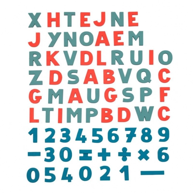 Magnetische letters en cijfers 72 st